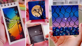 4 Paintings for Beginners | Complete Guide on Blending Techniques | Canvas Painting | Aesthetics 💖