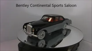 Corgi Bentley Continental Sports Saloon - no.224 - issued 1961 - diecast restoration