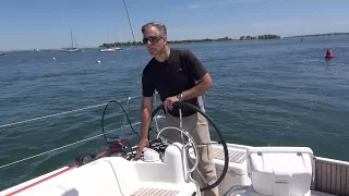 Jeanneau 449 Docking in a Slip with Scott Rocknak