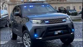 SCORTA GIS Carabinieri Presidente Francese Macron/MOTORCADE Carabinieri president of France Macron