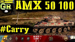 World of Tanks AMX 50 100 Replay - 3 Kills 5.1K DMG(Patch 1.4.0)