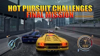 NFS Hot Pursuit Challenges - Lamborghini Diablo (Last Challenge Hard)