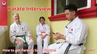 JKA Lipa Parents Interview (How to get Parents to do Karate with their Kids)