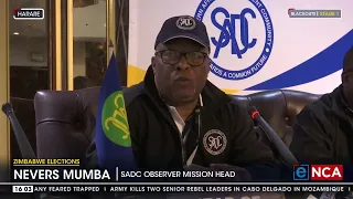 Zimbabwe election | SADC denounces Zimbabwe