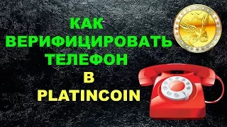 Platincoin Как верифицировать телефон в PLC GROUP AG в кошельке plc wallet платинкоин