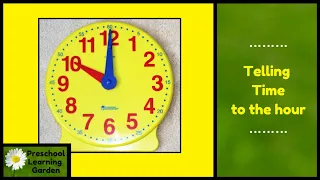 Telling Time Lesson, Parts of a clock, Telling time to the hour, Analog and Digital Clocks