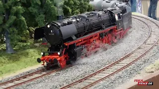 Nostalgie Dampflok - SPUR 1 MOBA Modellbahn Hannover mit Drehscheibe - Intermodellbau Dortmund