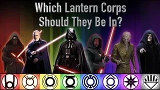 Which Lantern Corps Should Star Wars Sith Lords Be In?