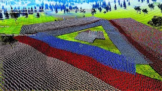 Ultimate Epic Battle Simulator UEBS - 40.000 Knights, Spartans and Roman Legion vs Heroes