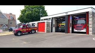 *RESPONDING* Swanage Land Rover and Pump responding!