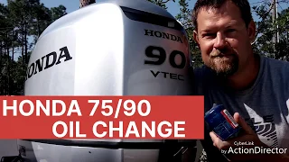 Honda 75/90 HP Oil Change