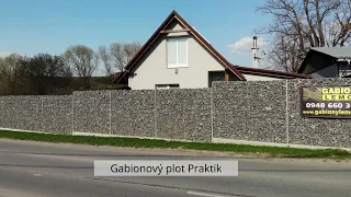 Gabionový plot Praktik | Gabiony Lemon SK