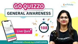 5:00 PM - SSC, Railway & All Exams 2020 Live Quiz | GA by Sushmita Tripathi | GA Quiz (Day #108)