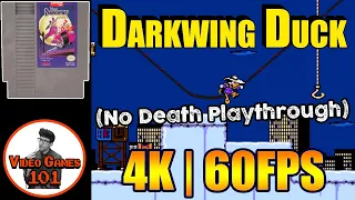 Darkwing Duck Playthrough | 4K 60FPS | No Deaths | Video Games 101