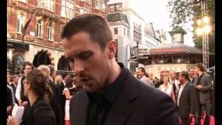 The Dark Knight European premiere - Christian Bale interview