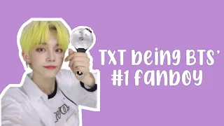 TXT being BTS’ #1 fanboys