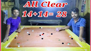 হিট করেই ক্লিয়ার কেরাম বোর্ড।। Back to Back Clear in One Turn of Caram board 2021