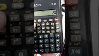 Como Usar a Porcentagem da Calculadora Científica Elgin CC-56