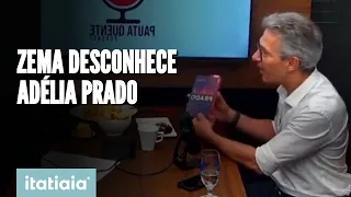 "Ela trabalha aqui?" Romeu Zema comete gafe ao falar da escritora Adélia Prado