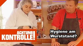 Wurststand-Hygiene fragwürdig? 🤨 Lebensmittelkontrolle Erfurt |2/2| Kabel Eins |Achtung Kontrolle