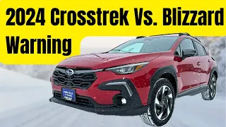 2024 Subaru Crosstrek vs. Actual Blizzard