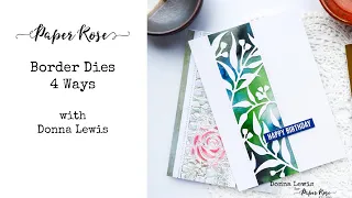 Border Dies 4 Ways | Cardmaking Tutorial