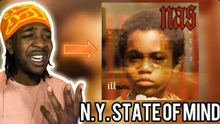 FIRST TIME HEARING Nas - N.Y. State of Mind (Official Audio) REACTION