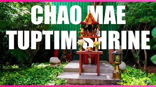 A Little Shrine With BDE - Goddess Chao Mae Tuptim Shrine - Bangkok, Thailand Travel