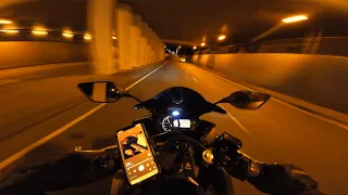 Don't give a 20 year old an motorcycle or this will happen (R3 Night Ride 4K)