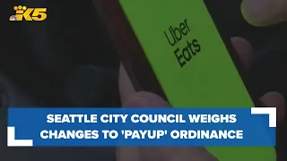 Drivers pack Seattle City Council chambers to voice concerns over PayUp Ordinance