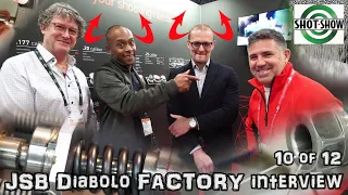 NEW JSB Diabolo Pellets & Slugs (FACTORY INTERVIEW) JSB Airgun Slugs + Hades .35 - SHOT Show 2023