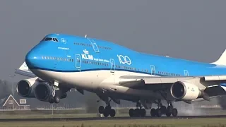 BIG PLANES Landing At Amsterdam Schiphol A380, B777, B747, A330, B787-10