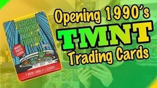 TOPPS TMNT Cards from 1990! Let's open them up! Teenage Mutant Ninja Turtles The Movie!