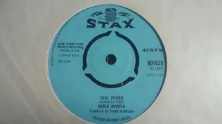 Soul Funk - DEREK MARTIN - Soul Power - STAX 601038 UK 1968 Dancer USA Tuba Volt