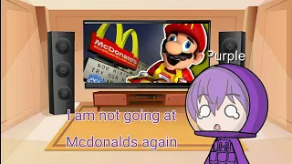 Among Us Reacts to SMG4: Mario Works at Mcdonalds