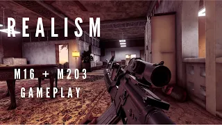 INSURGENCY SANDSTORM - M16 + M203 Gameplay (NO COMMENTARY + REALISM)  - Tideway (Security)