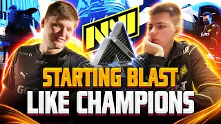 Starting BLAST Premier Fall Final like Champions | NAVI CSGO VLOG