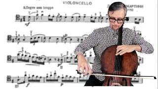 G.B. Sammartini Sonata in G Major, Mov.1 | Fast and Slow Tempo | Suzuki Cello Book 8