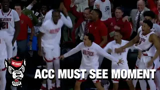 Wild Sequence Sends NC State Fans Into A Frenzy | ACC Must See Moment