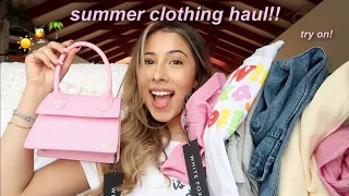 SUMMER TRY-ON CLOTHING HAUL!☀️ *ft. white fox boutique*