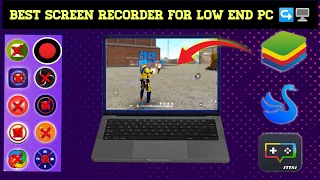 Low End PC Best Screen and Game Recorder 120 FPS Without Lag | High Quality Gaming Videos Recorder