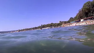 Varna Beach Summer August 2020 Black Sea Bulgaria Live Streaming GoPro Camera