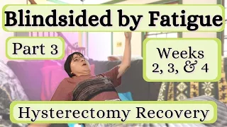 Hysterectomy Recovery Weeks 2, 3, & 4 Recap...