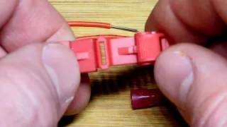 Easily attach a second wire using T tap wire connectors with quick disconnect spade terminals