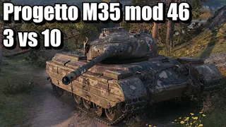 World of Tanks Progetto M35 mod 46 - 7 Kills 4,3K Damage (3vs10) Fjords