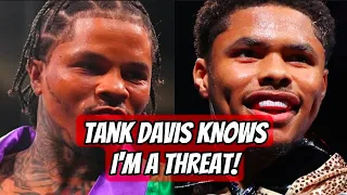 🔥SHAKUR STEVENSON SAYS TANK DAVIS KNOW IM A THREAT⁉️👀 #tankdavis #shakurstevenson #boxing #subscribe