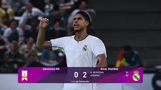 GRANADA vs REAL MADRID MatchDay 2020 FULL MATCH GAMEPLAY