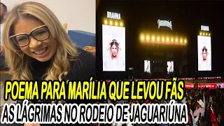 Rodeio de Jaguariúna parou para homenagear Marília Mendonça 27/11/2021 e leva fãs as lágrimas