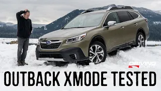 2020 Subaru Outback XMode Offroad and Snow Test