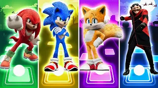 Sonic the Hedgehog 2023 ✅ Jim Carrey ✅ James Marsden ✅ TILES HOP EDM RUSH ✅ Tiles hop play together